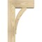 Ekena Millwork Thorton Block Rough Sawn Bracket w/ Offset Brace, Douglas Fir, 6"W x 14"D x 22"H BKT0604X14X22THR05RDF - alternate 3